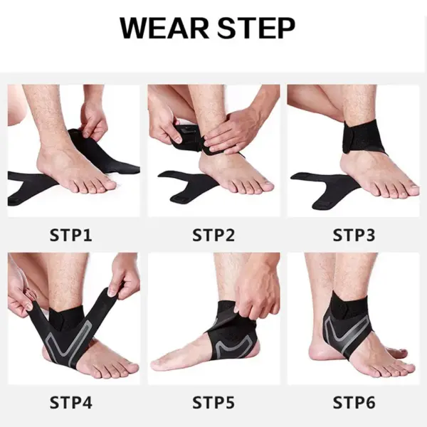 Ankle Stabilizer Brace with Compression Sleeve – Sports Injury Recovery & Sprain Support - Image 5