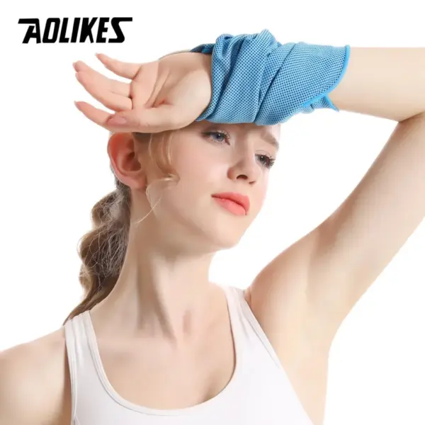 Instant Cooling Sports Towel – Reusable Chill Gym & Running Rag for Sweat Absorption - Image 5
