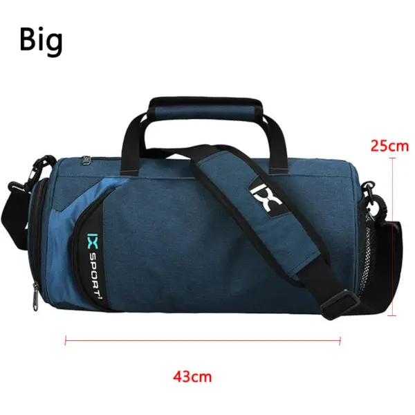 Large Multifunctional Men's Gym Bag – Waterproof Wet/Dry Compartments, Shoe Storage for Fitness, Sports & Travel - Image 7