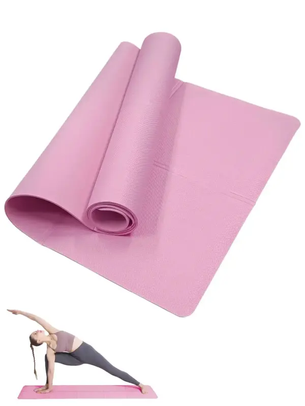 Extra Thick Non-Slip Yoga Mat – Eco-Friendly Pilates & Floor Exercise Mat - Image 6