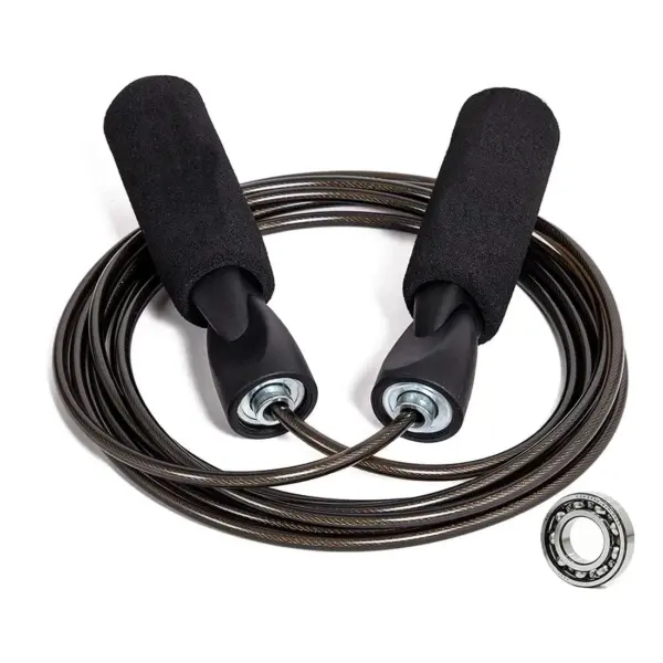 Steel Cable Jump Rope – Adjustable Speed Rope for Boxing, CrossFit & Cardio