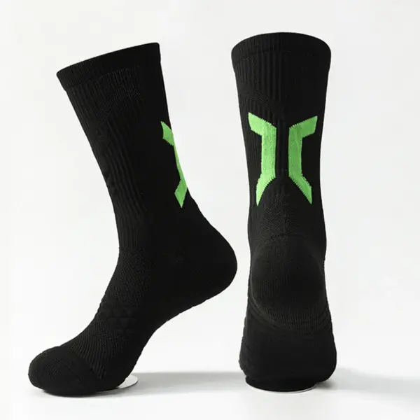 Elite Men's Basketball Socks – Breathable, Quick-Dry, Moisture-Wicking & Compression Fit - Image 3