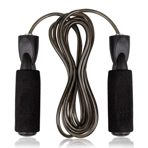 Steel Cable Jump Rope – Adjustable Speed Rope for Boxing, CrossFit & Cardio - Image 2